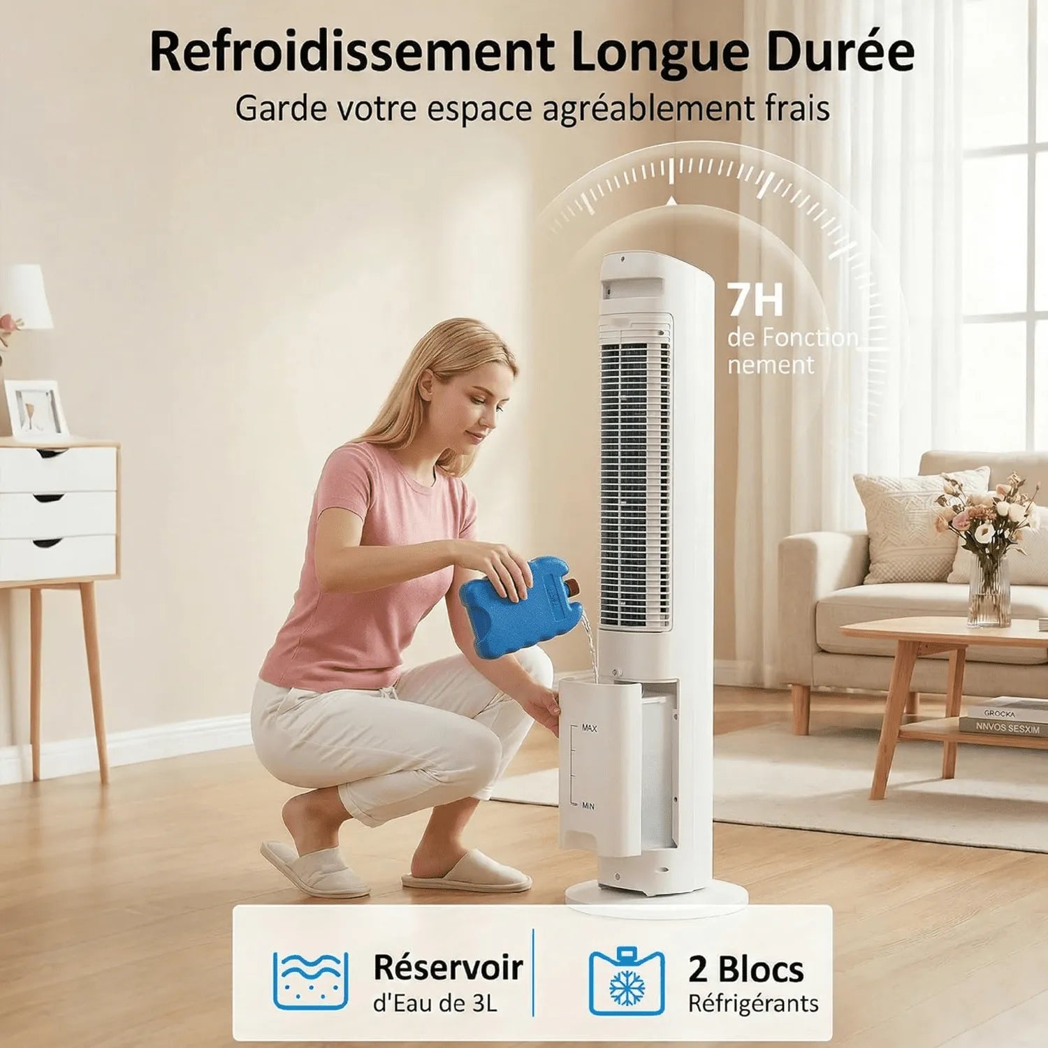 Refroidisseur d’air pour chambre à coucher